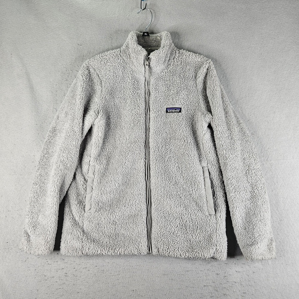 Patagonia Los Gatos Fleece Jacket Womens Small Gray Full Zip Sherpa STY25212FA20